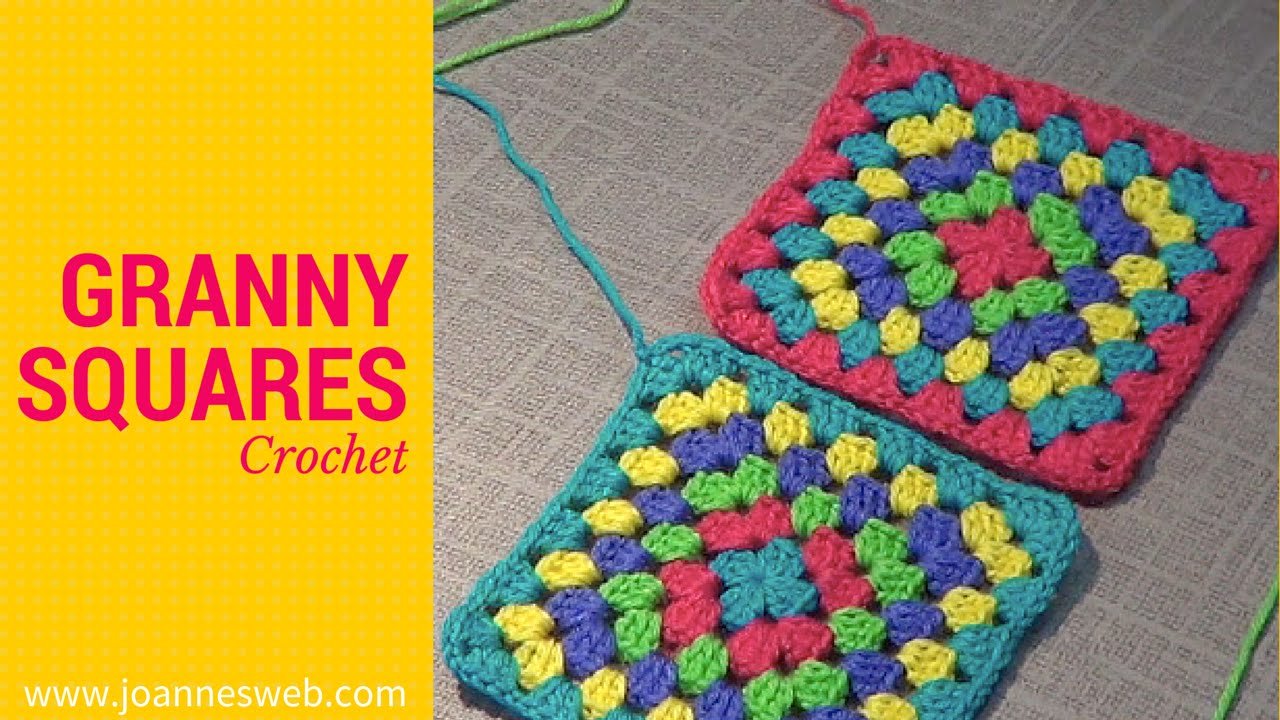 Crochet granny squares
