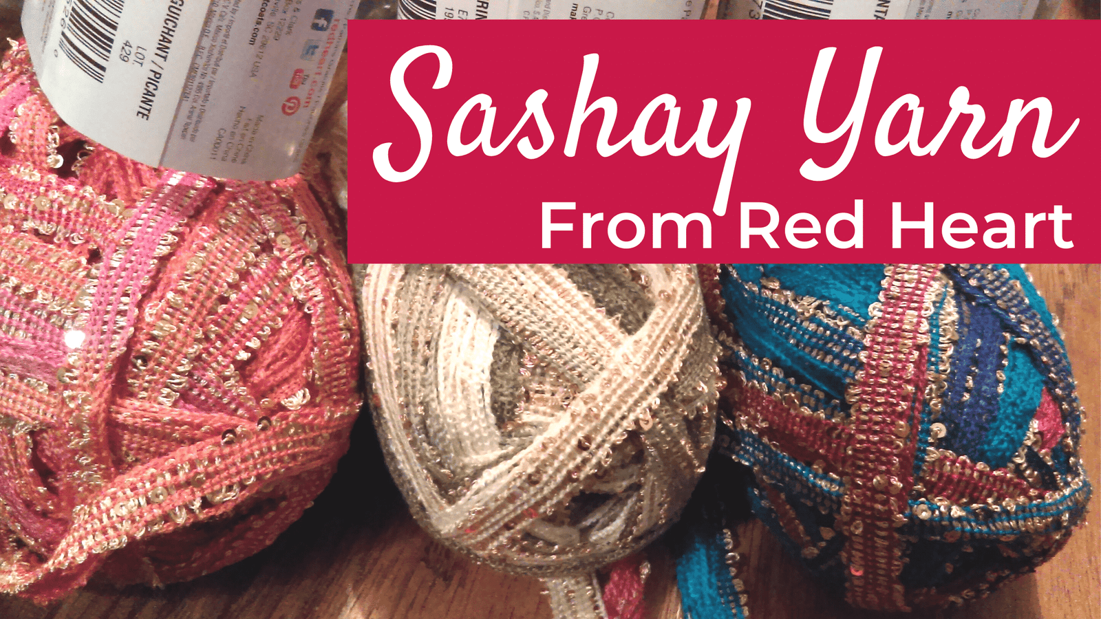 Sashay Sequins Yarn by Red Heart