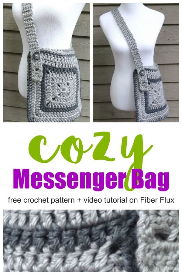 Cozy messenger bag long image