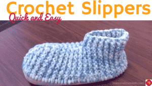 Easy Crochet Slippers