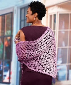 Lacy Isosceles Crochet Scarf Lacy Isosceles Crochet Scarf