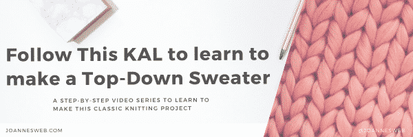 Top Down Sweater Knit-A-Long 