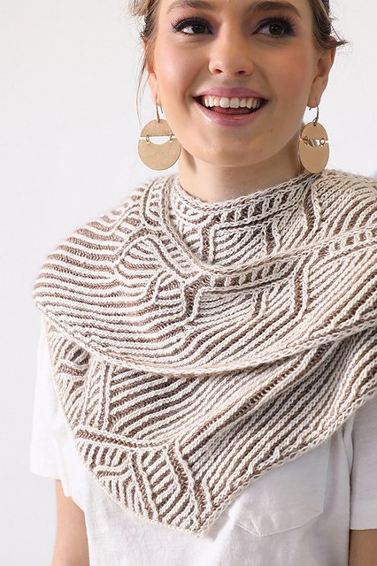 Snow Blossom Knit Shawl Pattern