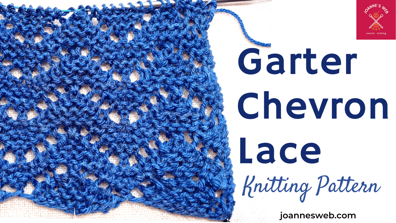 Garter Chevron Lace Knitting Pattern 