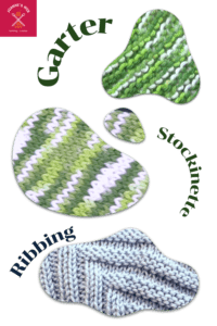 Garter, Stockinette and Ribbing