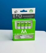 SmarToools RB40 AA 1.5V 2600mWh Rechargeable Battery 4Pcs Set | Type-C USB Charging